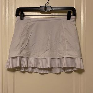 LuluLemon white Tennis Skort with Ruffle